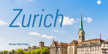 Zurich Font Poster 1